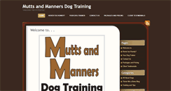 Desktop Screenshot of muttsandmanners.com